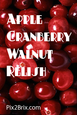Apple Cranberry Walnut Relish