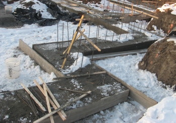 Foundation Footings Finished