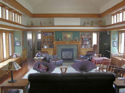 Frank Lloyd Wright Living Room