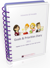 Goals Priorities Diary Goals Priorities Diary