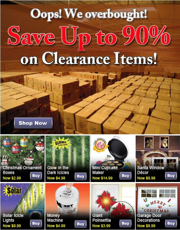 Get Organized Holiday Clearance