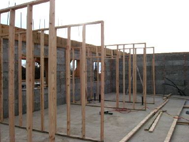 Interior Walls Framed