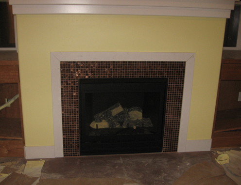Tile Fireplace Surround